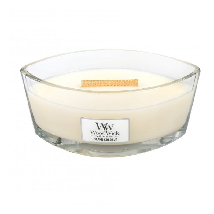 WoodWick® HearthWick Candle - Island Coconut-1